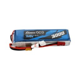 Akumulator Gens Ace 3000mAh 7.4V 1C 2S1P LiPo