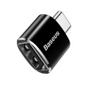 Adapter Baseus USB do USB Type-C 2,4A (czarny)