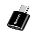 Adapter Baseus USB do USB Type-C 2,4A (czarny)