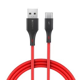 Kabel USB do USB-C BlitzWolf BW-TC15 3A 1,8m (czerwony)