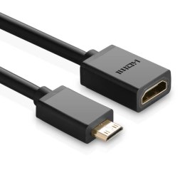 Adapter UGREEN 20137 Mini HDMI do HDMI, 22cm (czarny)