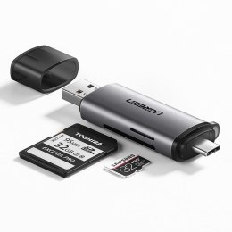 Adapter USB + USB-C UGREEN czytnik kart SD + microSD