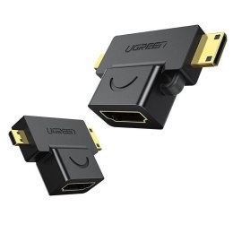 UGREEN 20144 adapter mini / micro HDMI do HDMI (czarny)