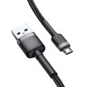 Kabel USB do Micro USB Baseus Cafule 1.5A 2m (szaro-czarny)