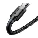 Kabel USB do Micro USB Baseus Cafule 1.5A 2m (szaro-czarny)
