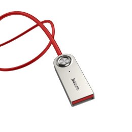 Adapter audio Bluetooth 5.0 Baseus USB, AUX (czerwony)