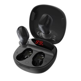 Bezprzewodowe słuchawki Baseus Encok WM01 Plus, Bluetooth 5.0 (czarne)