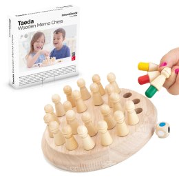 Drewniane szachy pamięciowe dla dzieci Gra Edukacyjna Zapamiętywanie
