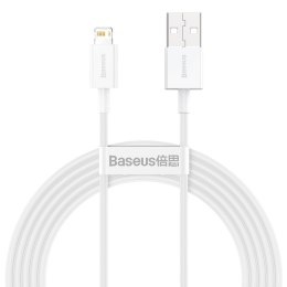 Kabel USB do Lightning Baseus Superior Series, 2.4A, 2m (biały)
