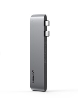 Adapter 6 w 2 UGREEN CM251 Hub USB-C dla MacBook Air / Pro