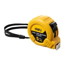 Miara zwijana Deli Tools EDL9005B, 5m/19mm (żółta)