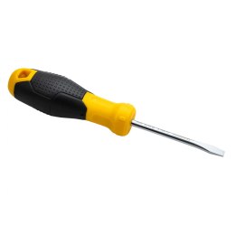 Wkrętak płaski Deli Tools EDL6350751, 5x75mm (żółty)