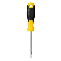 Wkrętak płaski Deli Tools EDL6351001, 5x100mm (żółty)