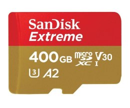 Karta pamięci SanDisk microSDXC 400GB 160/90 MB/s V30 A2 (SDSQXA1-400G-GN6MA)