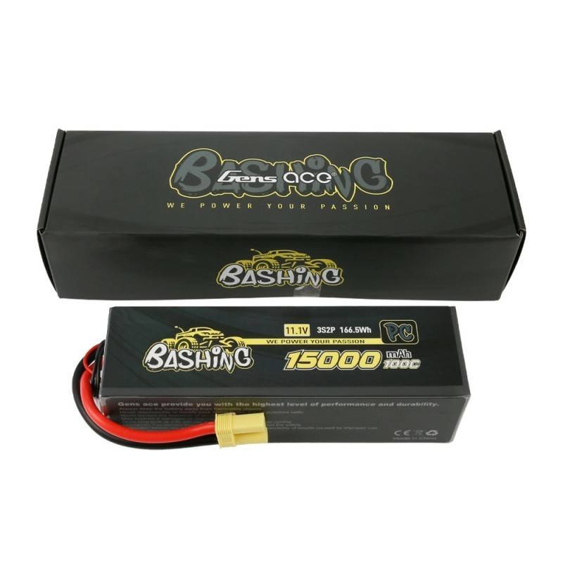 Akumulator Gens Ace Bashing 15000mAh 11.1V 100C 3S2P LiPo EC5