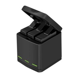 Ładowarka trójkanałowa box Telesin dla GoPro Hero 8 + 2 baterie (GP-BNC-801)