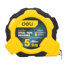 Miara zwijana Deli Tools EDL3796Y, 5m/19mm (żółta)