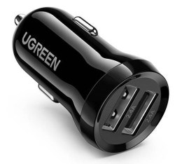 Ładowarka samochodowa UGREEN ED018, 2x USB, 24W (czarna)
