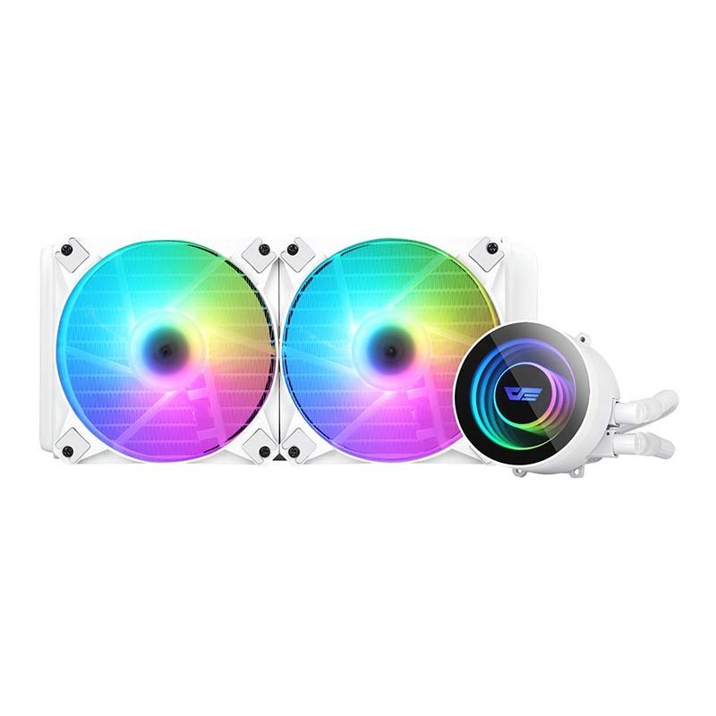 Chłodzenie wodne RGB do komputera Darkflash DX240 ( biały )