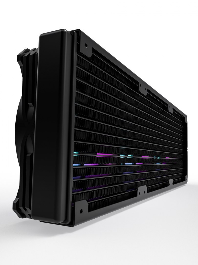 Chłodzenie wodne komputera AiO Darkflash DX-360 RGB (potrójne, 120x120)