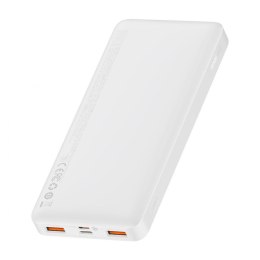 PowerBank Baseus Bipow 10000mAh, 2xUSB, USB-C, 20W (biały)