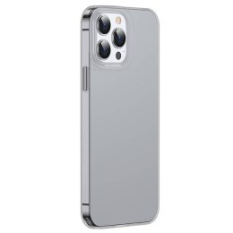 Przeźroczyste Etui Baseus Simple Case do iPhone 13 Pro Max (szary)