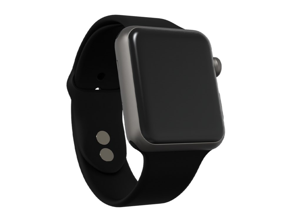 Renewd Apple Watch 3 gwiezdna szarość / czarny 42mm