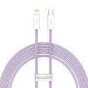 Kabel USB-C do Lightning Baseus Dynamic Series, 20W, 2m (fioletowy)
