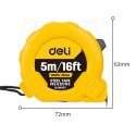 Miara zwijana Deli Tools EDL9005Y, 5m/19mm (żółta)