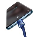 Kabel USB-C do USB-C Baseus Crystal, 100W, 1.2m (niebieski)