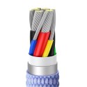 Kabel USB-C do USB-C Baseus Crystal, 100W, 2m (fioletowy)