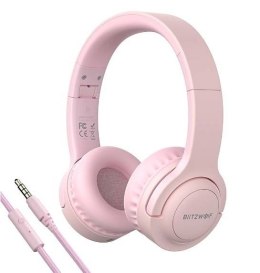 Słuchawki nauszne BlitzWolf BW-PCE (różowe)