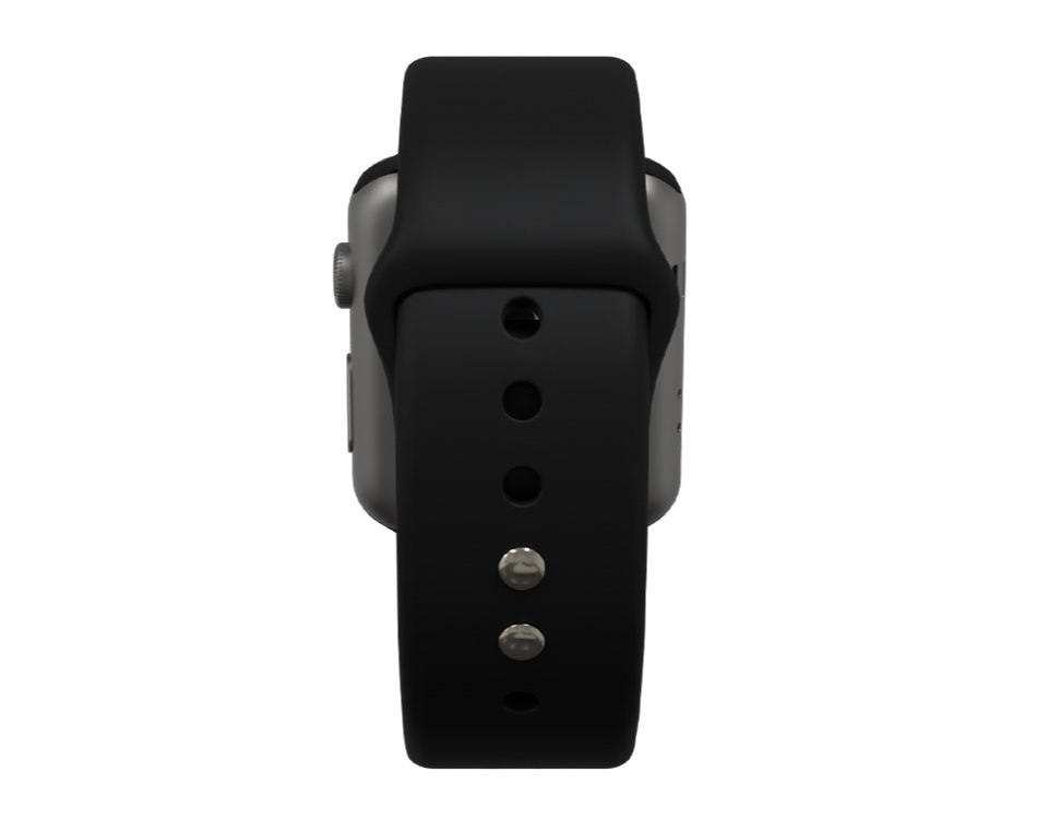 Renewd Apple Watch 3 gwiezdna szarość / czarny 38mm