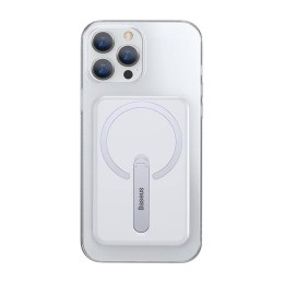 Etui Baseus Crystal Magnetic z uchwytem do iPhone 13 Pro (przeźroczyste)
