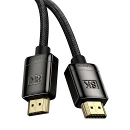 Kabel HDMI 2.1 Baseus High Definition Series, 8K 60Hz, 3D, HDR, 48Gbps, 2m (czarny)