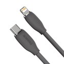 Kabel USB-C do Lightning Baseus Jelly, 20W, 1,2m (czarny)
