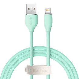 Kabel USB do Lightning Baseus Jelly, 2.4A, 2m (zielony)