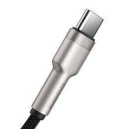 Kabel USB do USB-C Baseus Cafule, 40W, 0.25M (srebrny)