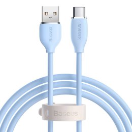 Kabel USB do USB-C Baseus Jelly, 100W, 1,2m (niebieski)
