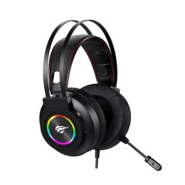 Słuchawki gamingowe Havit H654d RGB (czarne)