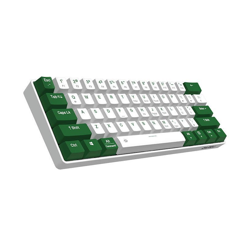 Bezprzewodowa klawiatura mechaniczna Dareu EK861 Bluetooth (biało-zielona)