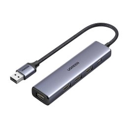 Hub UGREEN 5w1 Adapter, USB do 4x USB 3.0