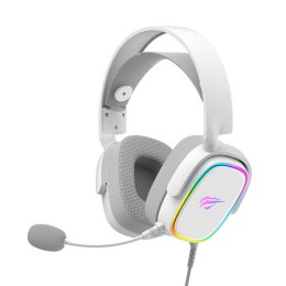 Słuchawki gamingowe Havit H2035U RGB (białe)