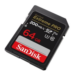 Karta pamięci SANDISK EXTREME PRO SDXC 64GB 200/90 MB/s UHS-I U3 (SDSDXXU-064G-GN4IN)