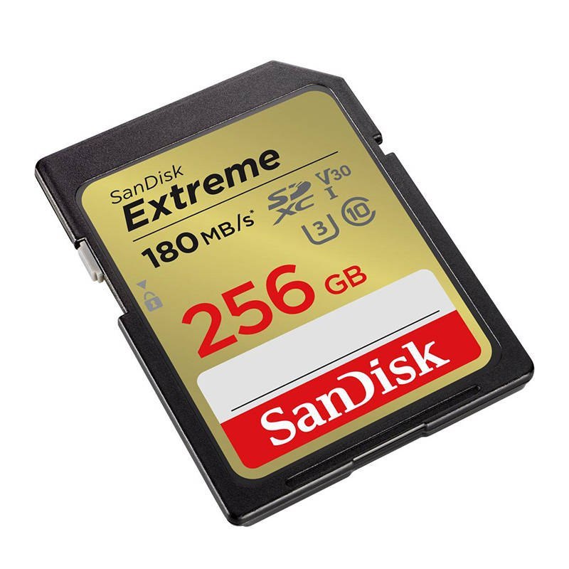 Karta pamięci SANDISK EXTREME SDXC 256 GB 180/130 MB/s UHS-I U3 (SDSDXVV-256G-GNCIN)