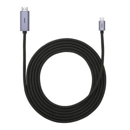 Kabel USB-C do HDMI Baseus, 4K, 3m (czarny)