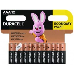 Baterie alkaliczne Duracell Basic LR03/AAA 12 szt
