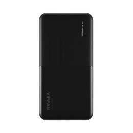 Powerbank Vipfan Ultra-Thin F04 10000mAh, 2x USB (czarny)