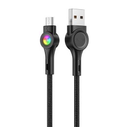 Kabel USB do Micro USB Vipfan Colorful X08, 3A, 1.2m (czarny)