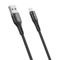 Kabel USB do Micro USB Vipfan Colorful X13, 3A, 1.2m (czarny)